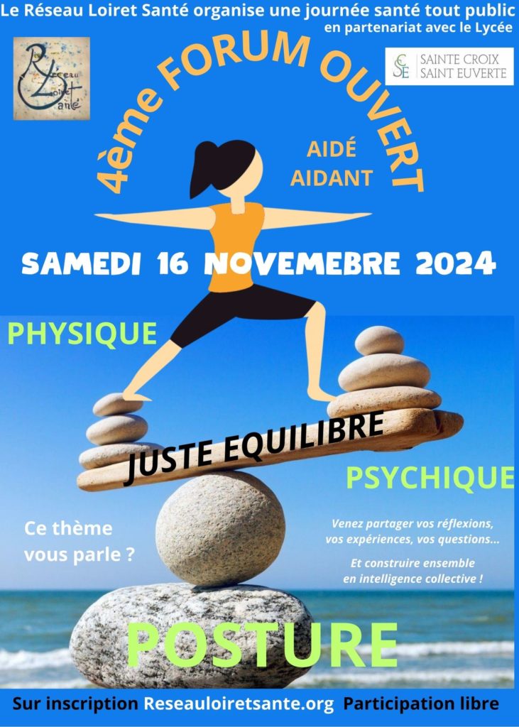 Forum Ouvert 16 novembre 2024 : Posture physique et psychique